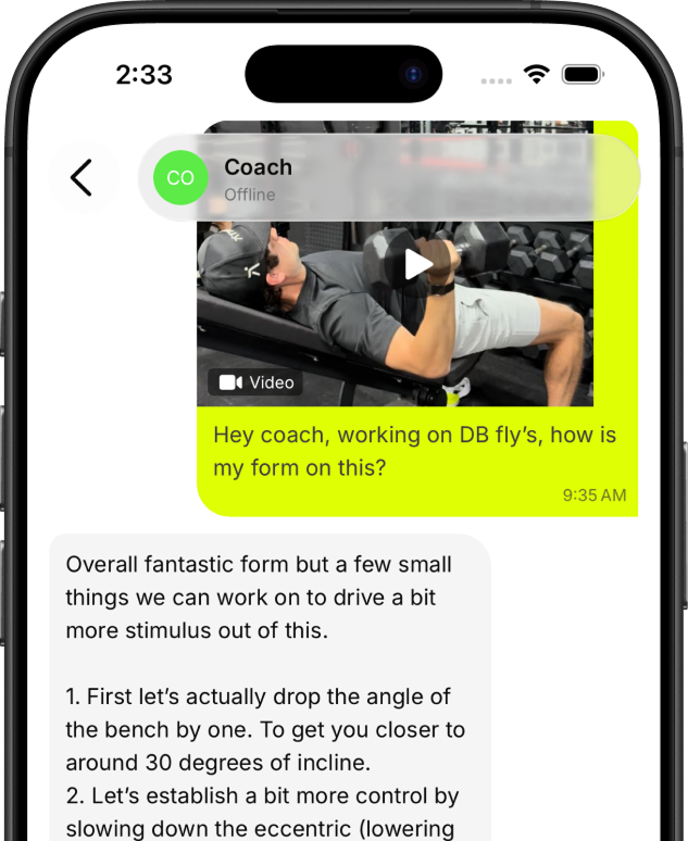 Athlix app: stay connected to your coach from your phone